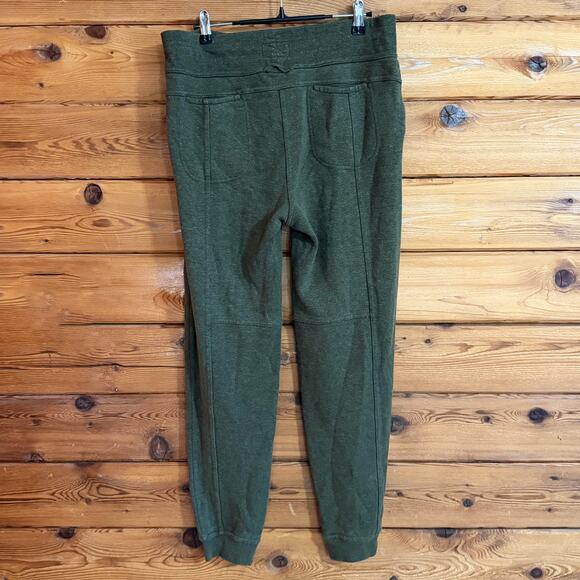 Prana Hemp Blend Green Jogger Pants Womens Size Medium - Picture 2 of 6